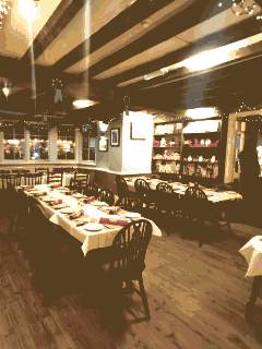 The dining room at The Castle